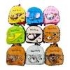 Colorful cartoon children's backpack with cute bear patterns, lightweight and durable student schoolbag Item Picture
